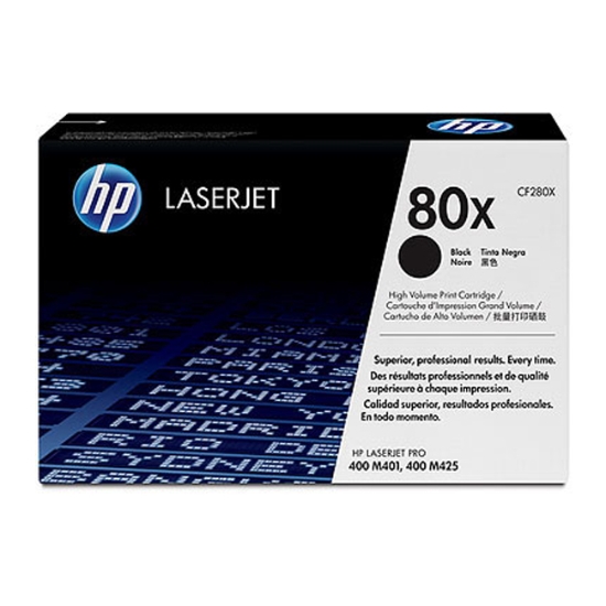 Obrázek HP originální toner CF280X č. 80X, black