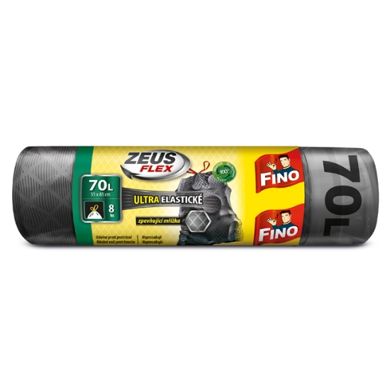 Obrázek Pytle zatahovací LD Zeus Flex FINO 70l, 35μm / 8ks