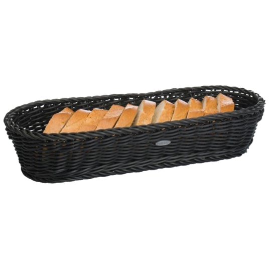 Obrázek Košík na bagety 40 x 16 x 8 cm - černý