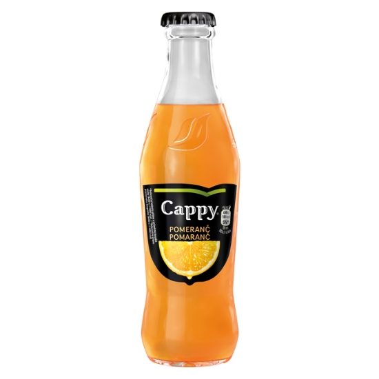 Obrázek Džus Cappy 0,25 L Pomeranč 100%  sklo / 24 ks