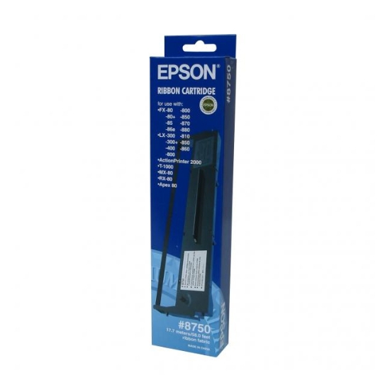 Obrázek Epson originální páska do tiskárny, C13S015637, černá, Epson LX350, LX-300, +, +II