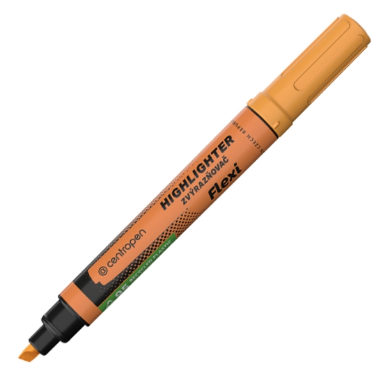 Obrázek Centropen Highlighter Flexi 8542 - oranžová