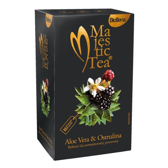 Obrázek Čaj Biogena Majestic Aloe vera & Ostružina / 20 sáčků