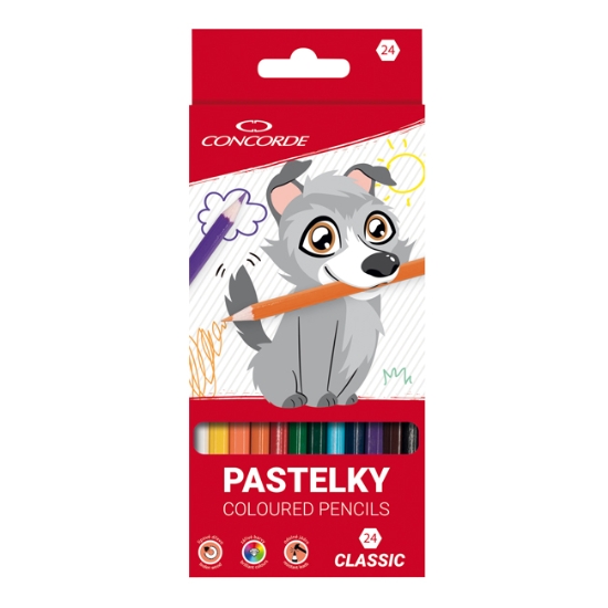 Obrázek Pastelky CONCORDE Classic / sada 24 ks
