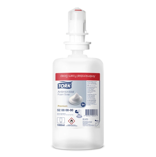 Obrázek Mýdlo pěnové TORK Premium antimikrobiální 1000 ml 