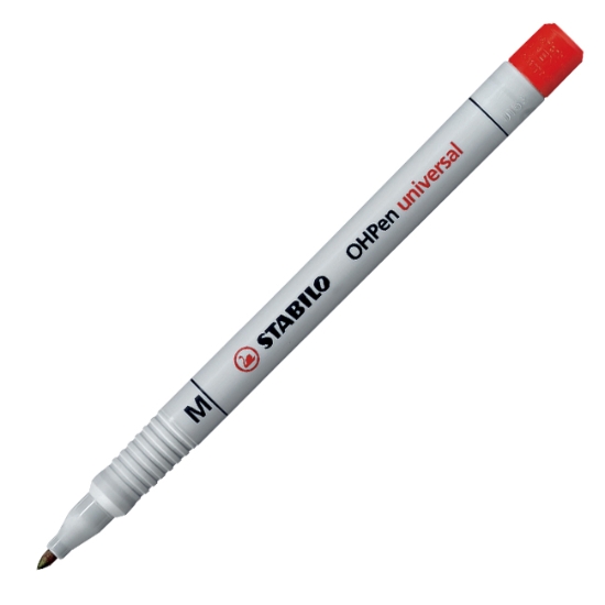 Obrázek STABILO OHPen universal Nepermanent Medium (M) červená