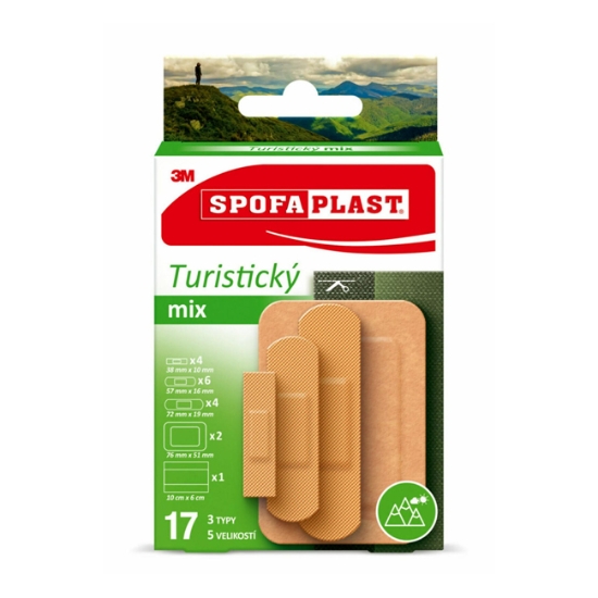 Obrázek Náplast 3M Spofaplast turistický mix / 17 ks