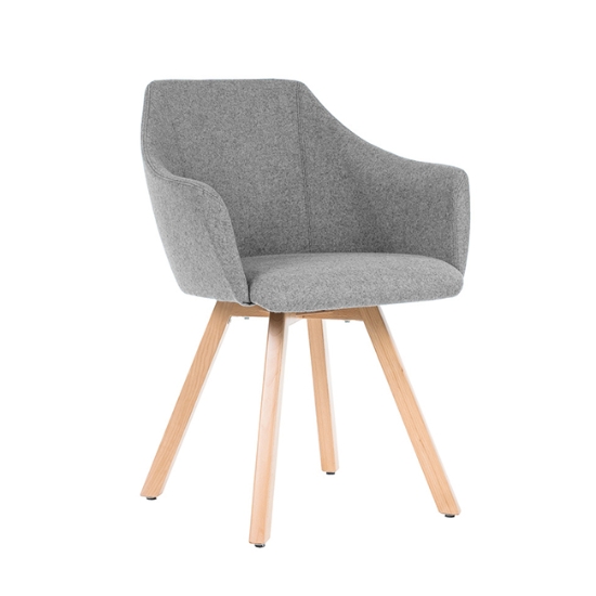 Obrázek Křeslo Wind wood / BN5 sv.šedá
