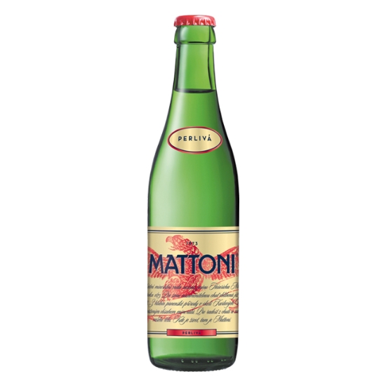 Obrázek Mattoni perlivá - přírodní 0,33 l / 24 ks