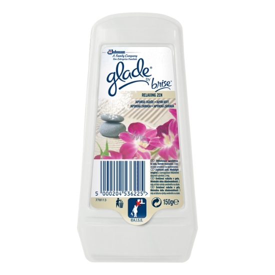 Obrázek Osvěžovač vzduchu gelový Glade 150 g - japonská zahrada