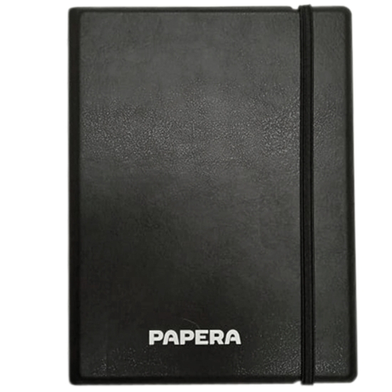 Obrázek Blok Filofax Notebook - černá,  s logem PAPERA