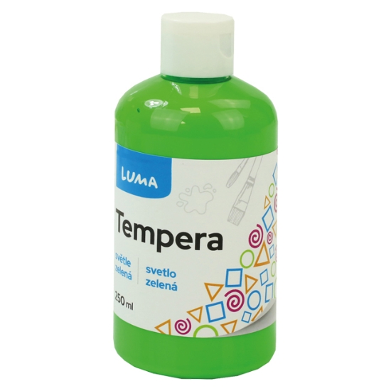 Obrázek Barvy temperové LUMA 250ml zelená světle