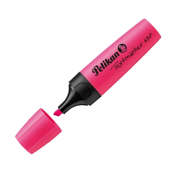 Obrázek Zvýrazňovač PELIKAN Textmarker 490 - růžová