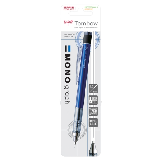 Obrázek Mikrotužka TOMBOW MONO Graph 0,5 mm - modrá