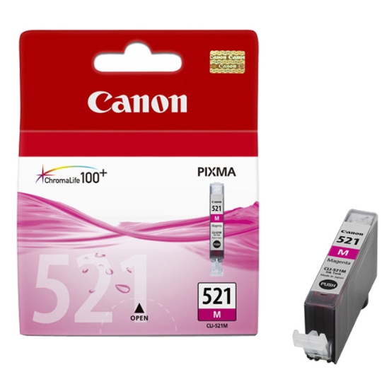 Obrázek Canon originální ink CLI521M, magenta, 470str., 9ml