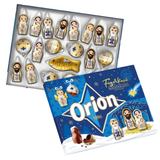 Obrázek Kolekce vánoční figurková mléčná Orion 348g