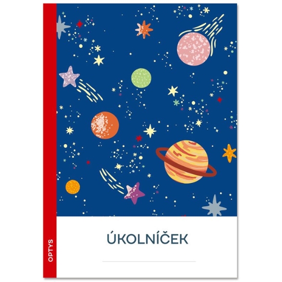 Obrázek Úkolníček A5, 20 listů, Vesmír