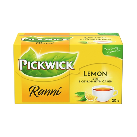 Obrázek Čaj Pickwick - ranní čaj s citronem / 20 sáčků