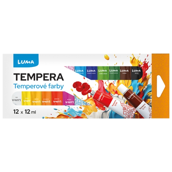 Obrázek Barvy temperové LUMA/12 ks