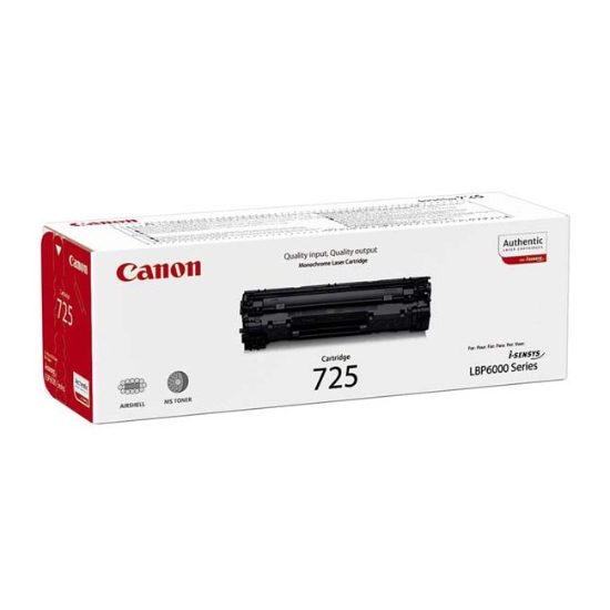Obrázek Canon originální toner CRG725, black, 1600str., 3484B002