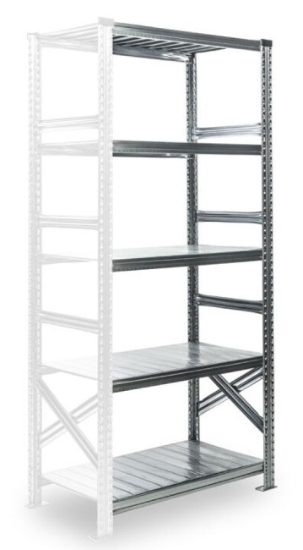 Obrázek Regál SUPER výška 1972 mm x hloubka 600 mm x šířka 900 mm - přístavný