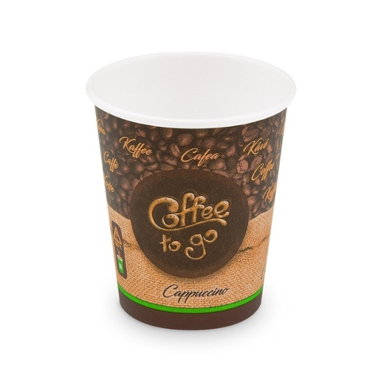 Obrázek Papírový kelímek "Coffee to go" 280 ml, M (Ø 80 mm) /50 ks