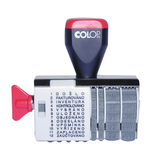 Obrázek Datumovka 4 mm/12 textů    COLOP
