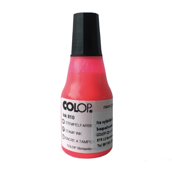 Obrázek Razítková barva 810 Neon Pink 250 ml