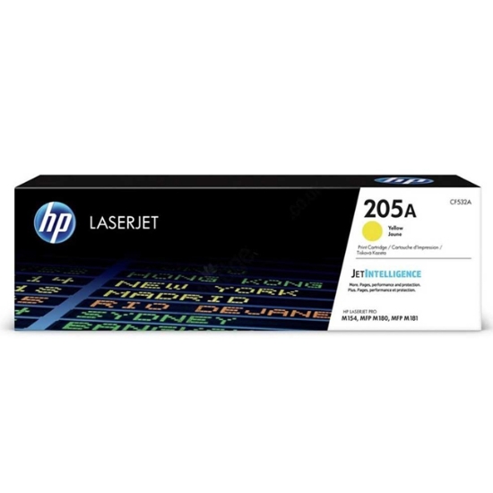 Obrázek HP originální toner CF532A, yellow, 900str., HP 205A