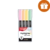 Obrázek Zvýrazňovač MONAMI 601 PASTEL - sada 4 barev
