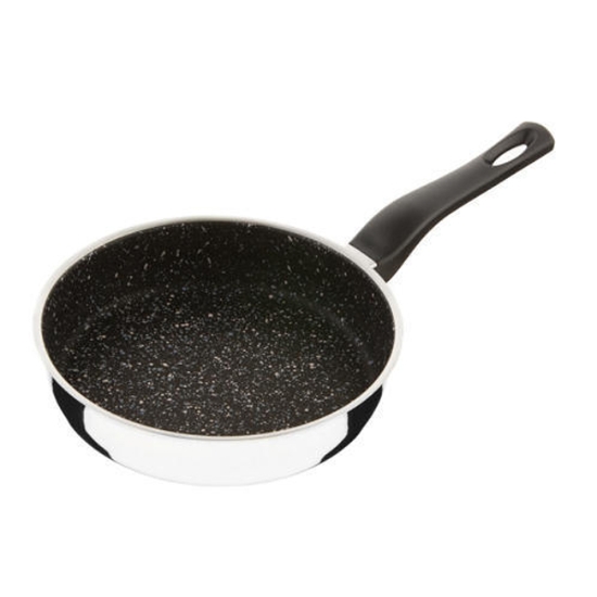 Obrázek Pánev s rukojetí FLONAX STANDARD GRANITEC 22 cm - černá