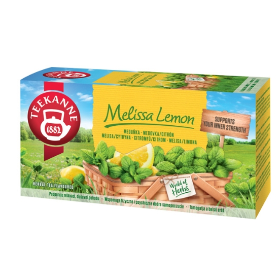 Obrázek Čaj TEEKANNE Meduňka s citronem / 20 sáčků