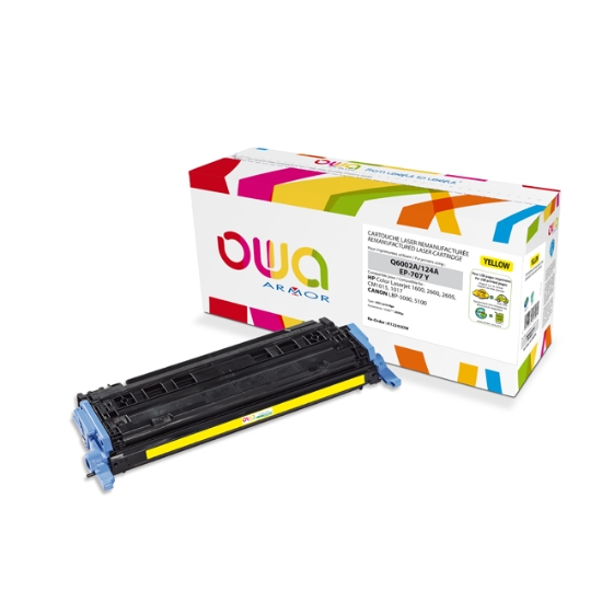 Obrázek OWA (ARMOR) toner HP Q6002A - žlutá