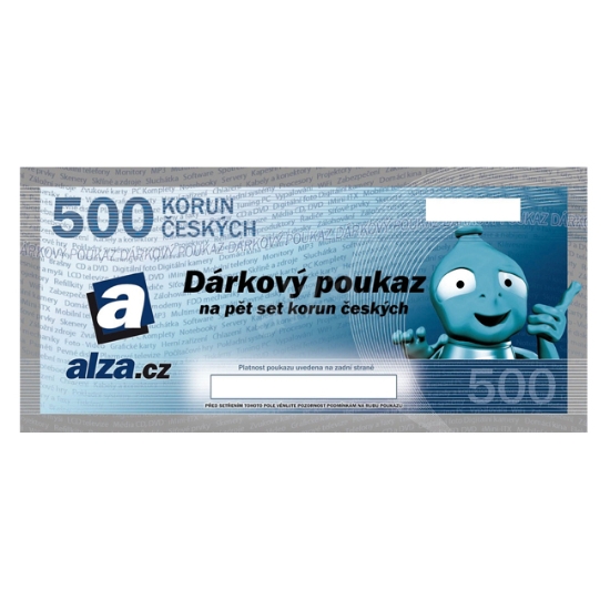 Obrázek Dárkový poukaz Alza.cz 500 Kč 