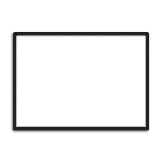 Obrázek Rámeček  Magneto samolepicí, A1 - černý