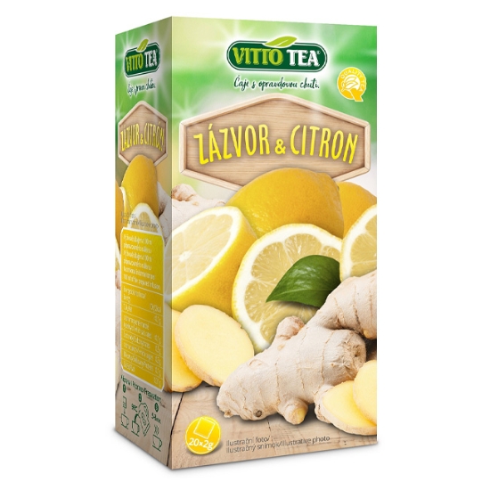 Obrázek Zázvor & Citron, ovocný čaj porcovaný 40g / 20 ks