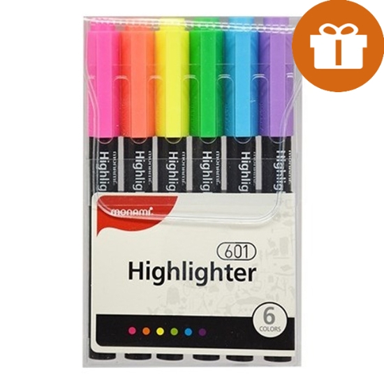 Obrázek Zvýrazňovač MONAMI 601 /  6 ks