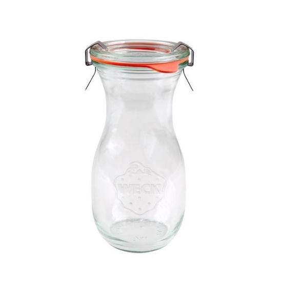 Obrázek Lahev na džus Weck 290 ml, víčko ø 60 mm s příslušenstvím / 6 ks