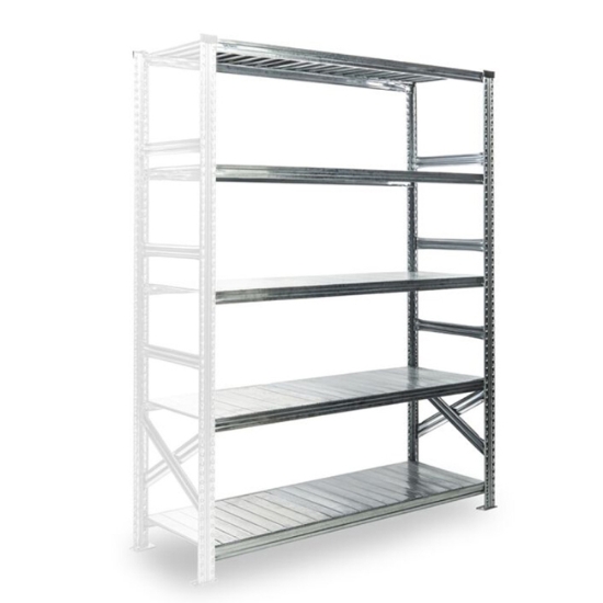 Obrázek Regál SUPER výška 1972 mm x hloubka 600 mm x šířka 1500 mm - přístavný
