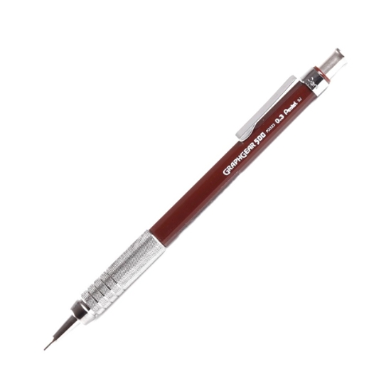 Obrázek Mikrotužka 0,3 PENTEL GRAPHGEAR, hnědá 