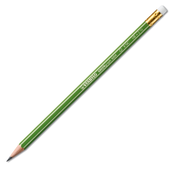 Obrázek Tužka Stabilo GREENgraph HB s gumou / 12 ks