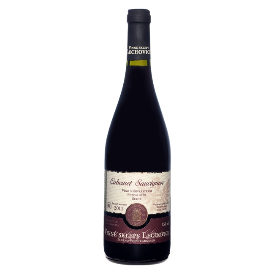 Obrázek Víno červené Lechovice Cabernet Sauvignon s přívlastkem 0,75  l