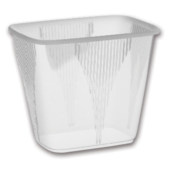 Obrázek Miska hranatá průhledná 500 ml (PP) / 100 ks