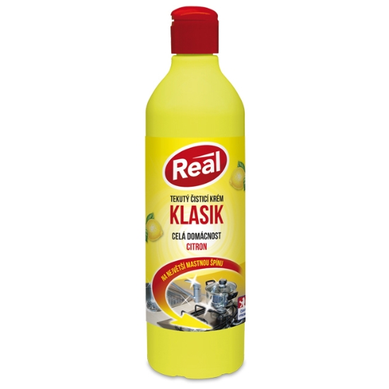 Obrázek Prostředek čisticí tekutý Real klasik 600g - pomeranč/citron