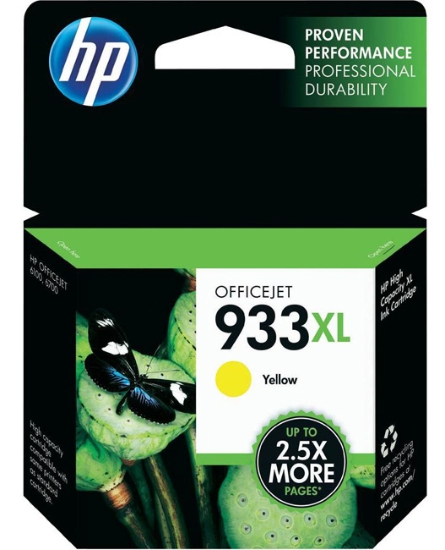 Obrázek HP originální ink CN056AE č.933XL, yellow