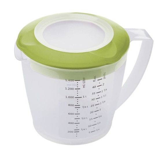 Obrázek Nádoba mixovací s víčkem a odměrkou HELENA 1,4 l - zelená