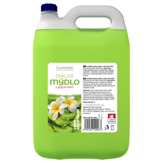 Obrázek Tekuté mýdlo LAVONEA 5 l - Aloe Vera