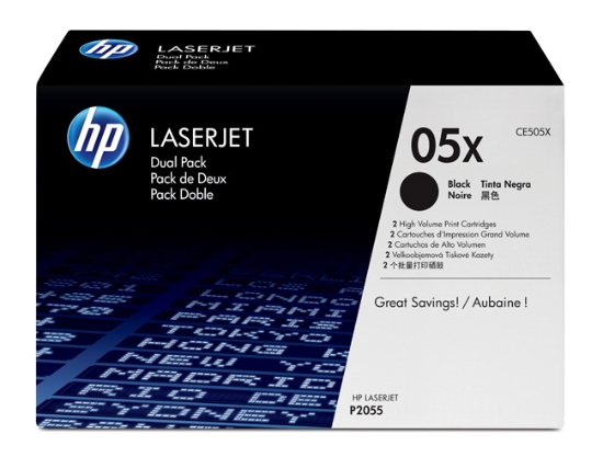 Obrázek HP originální toner CE505X č. 05X, black