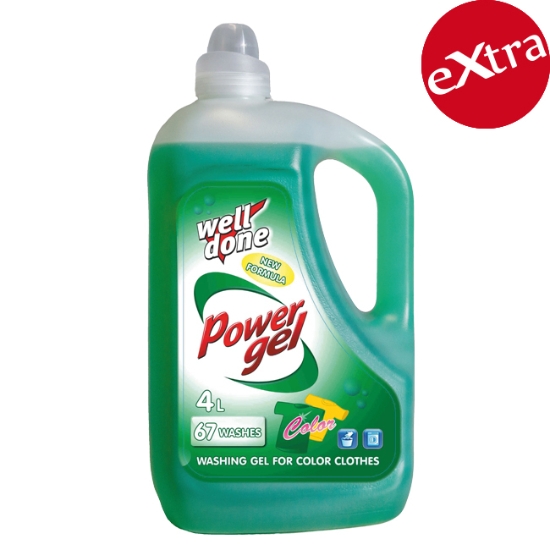 Obrázek Prací gel Fine Power Color, 4l, 67 PD