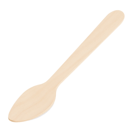 Obrázek Lžíce ze dřeva 16 cm [100 ks] 